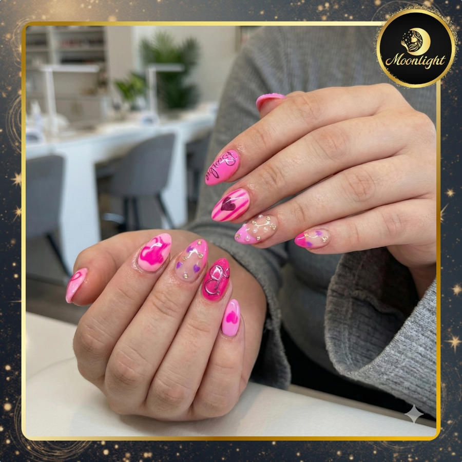 Valentine nail collection